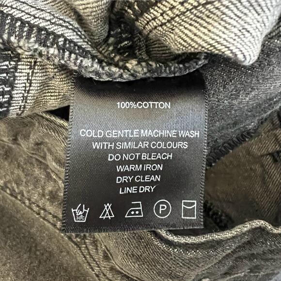 Maniere De Voir NWT Washed Black Cargo Balloon Fit Jeans - Picture 6 of 8